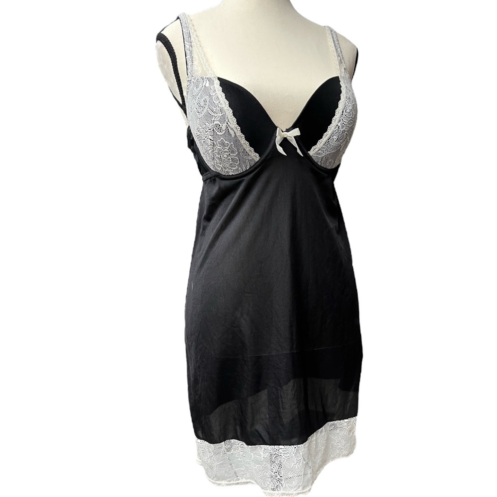 Smart & Sexy Lingerie Lace Trim Slip Dress Bra Size 36D - Picture 2 of 10